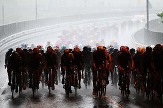 'Two cars in front just stopped immediately' &ndash; Tudor explain bizarre incident after rider smashes into rear window of UAE car at Giro d'Italia but escapes unscathed