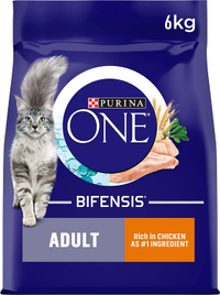 Purina ONE Adult Dry Cat Food Rich in Chicken 6kg
RRP: £36.09 | Now: £17.99 | Save: £18.10 (50%)