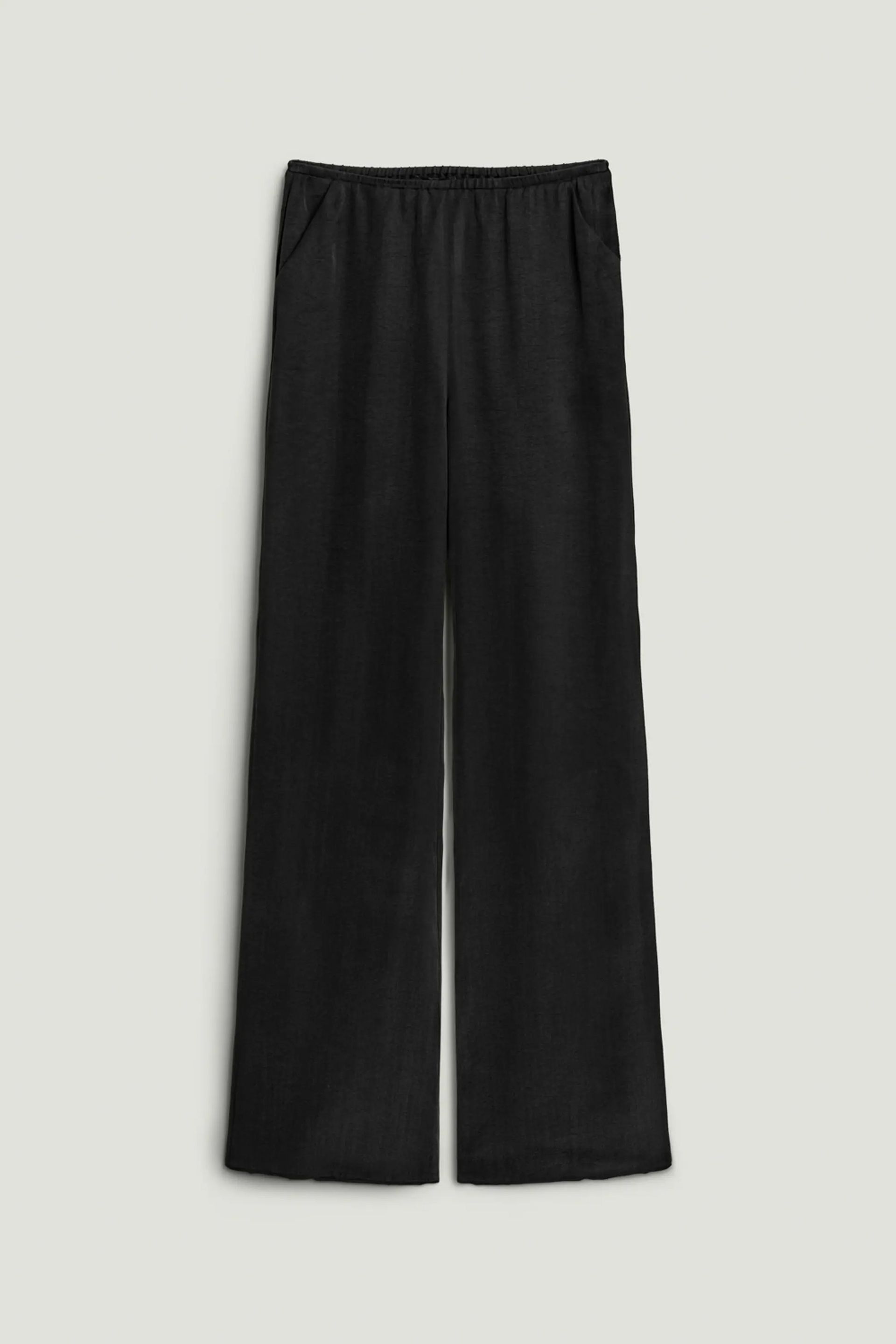 Nocturne, Relaxed Fluid Pants With Elastic Waist