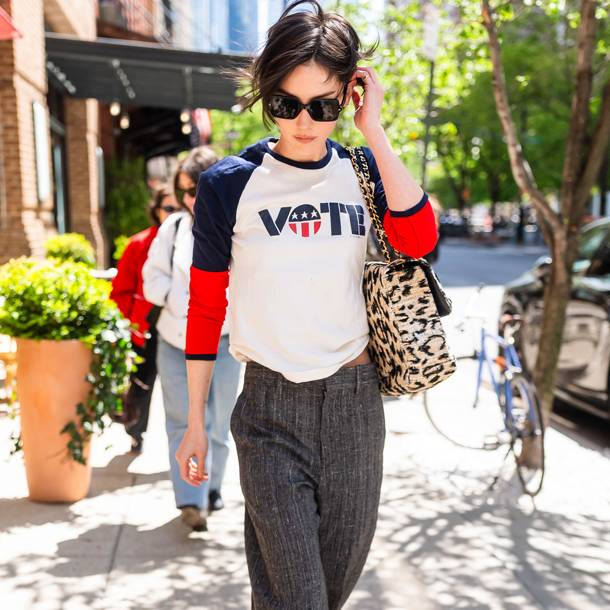 NEW YORK, NEW YORK - MAY 03: Gracie Abrams is seen in Tribeca on May 03, 2026 in New York City. 