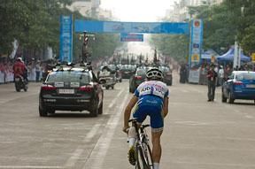 Benoit Andre Matthias (Team Differdange/Magic/Sportfood.DE left his run late to make the startline in Chengmai.