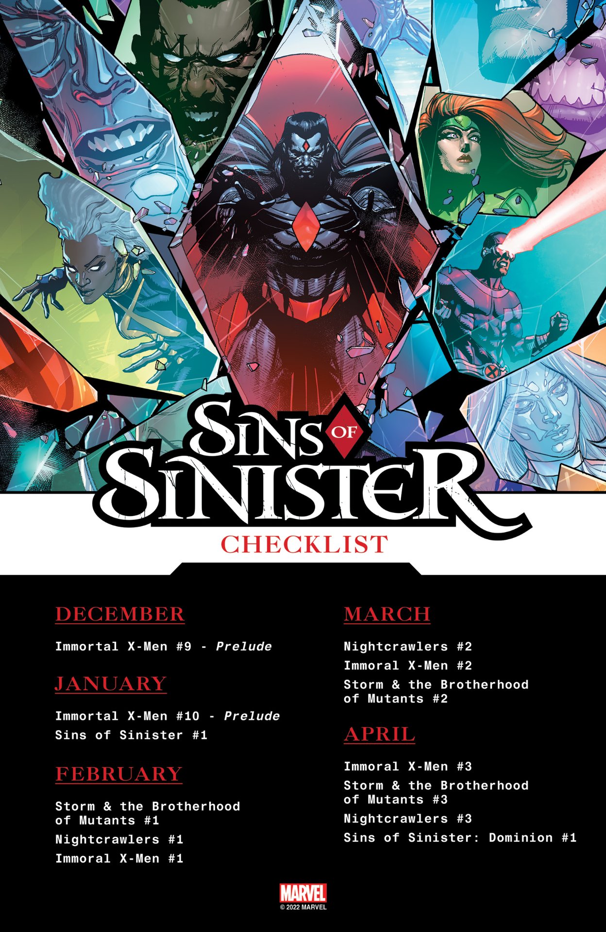 March 2023 Sins of Sinister titles