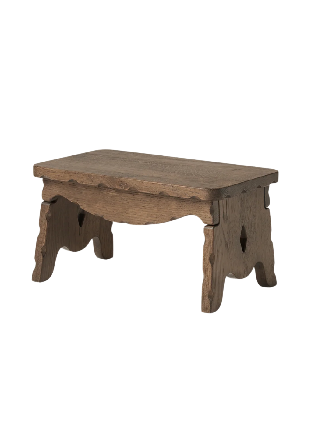 a brown step stool