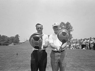 Arnold Palmer and Jack Nicklaus at the 1962 US Open