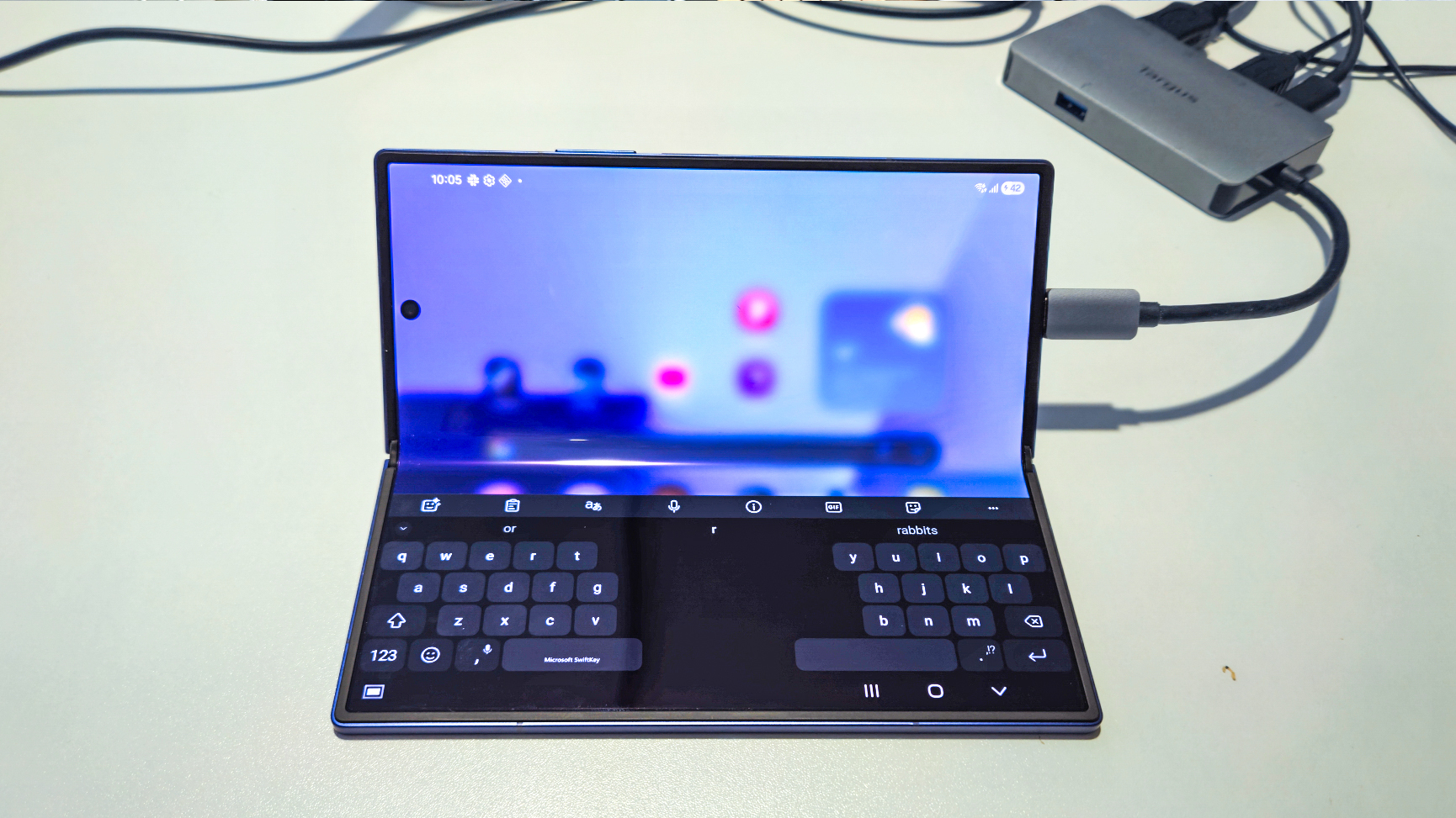 Galaxy Z Fold 7 keyboard