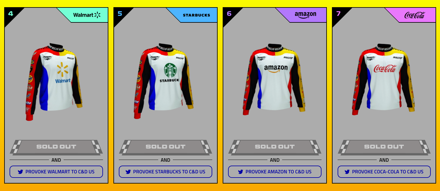 C&D Grand Prix shirt designs