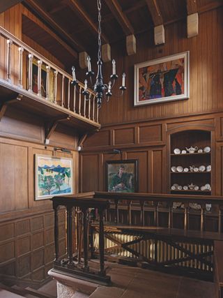 Ferniehirst Castle, stairwell