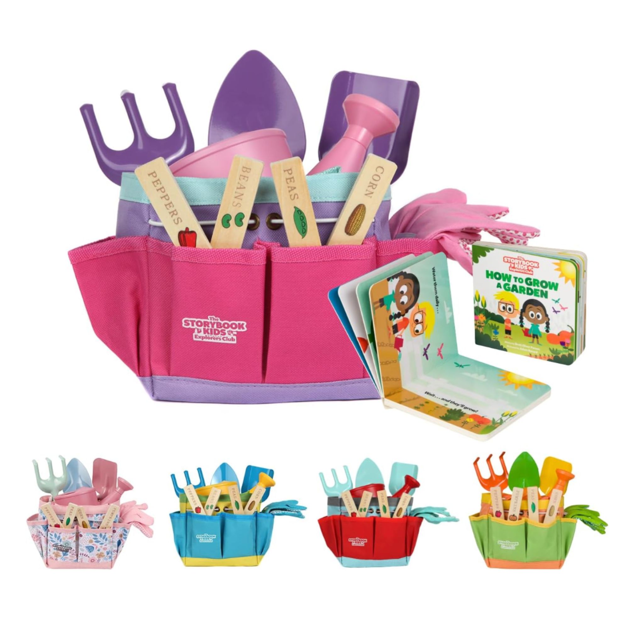 Pink Kids Gardening Tools 