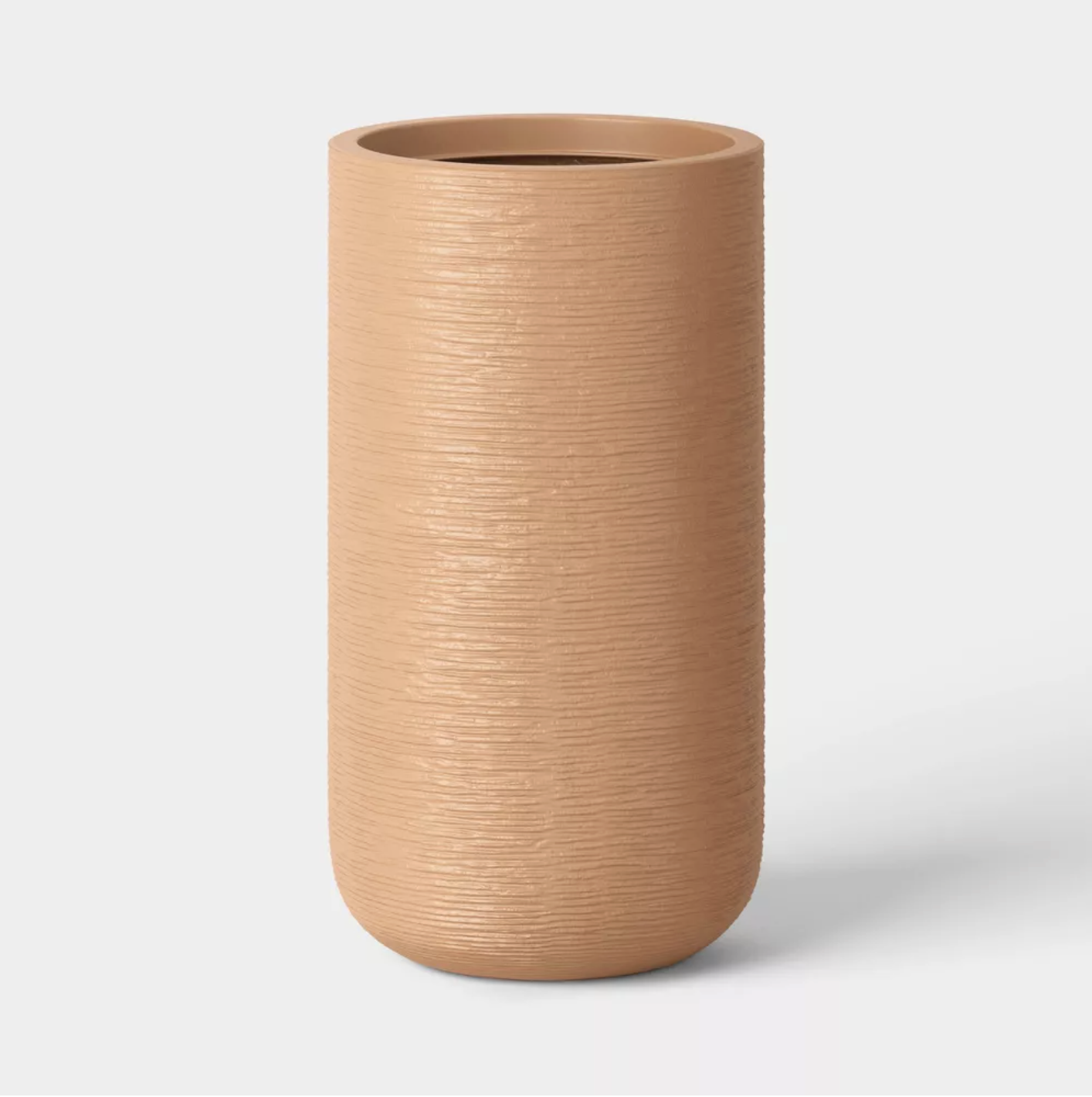 Fluted Outdoor Planter Terracotta Orange 12"x21" - Threshold&amp;trade;