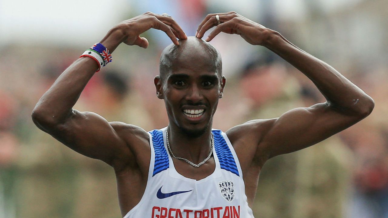 Mo Farah British Olympic athlete