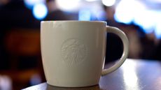 A cup of Starbucks coffee 