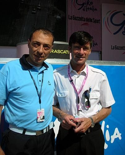 Roberto Conti and Gianni Bugno