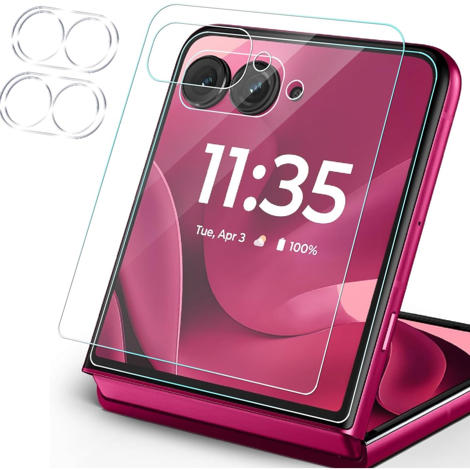 MOOISVS 2+2packs Screen Protector Moto Razr Ultra 2025