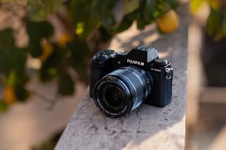 Fujifilm X-S20 being used on vacation, as the ideal travel camera