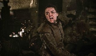 Arya Stark during the Battle of Winterfell, Game of Thrones