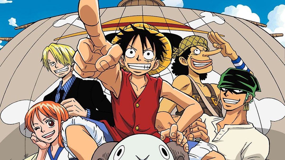 The Straw Hat Crew in a promotional image for anime show One Piece