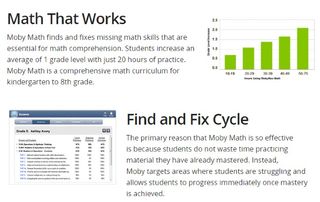 Mobymax math page