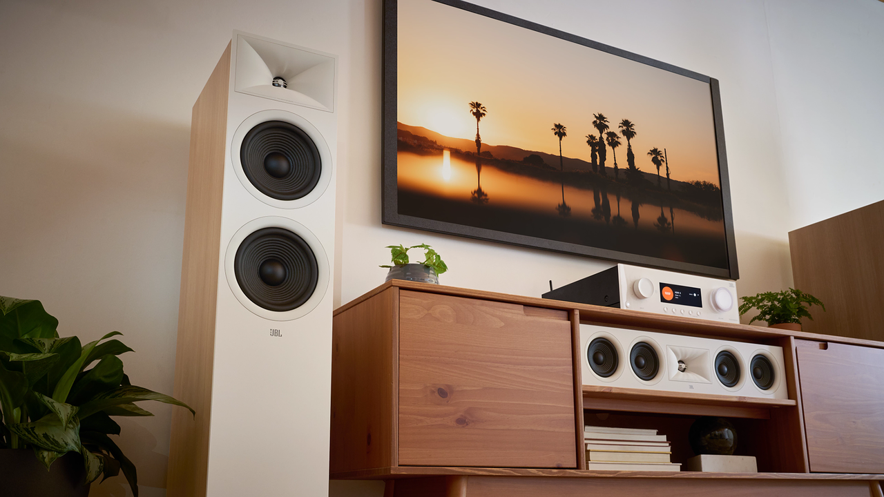 JBL Modern Audio AVR and Stage 2 speakers