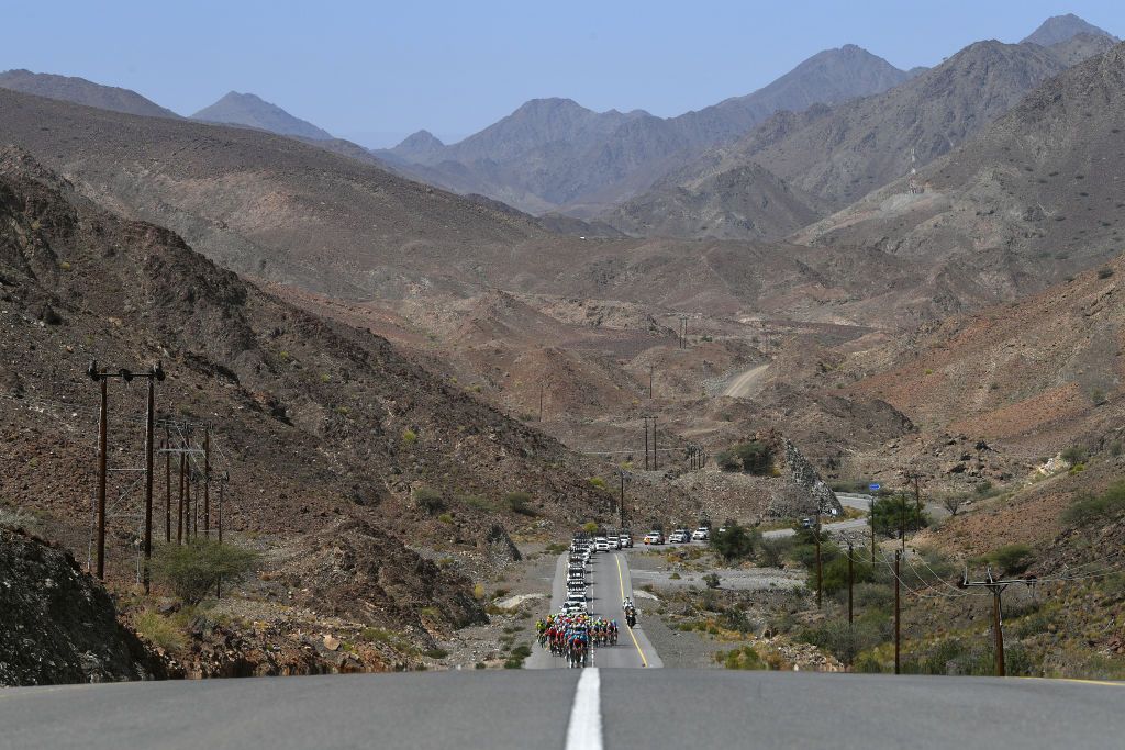The rolling terrain of Oman