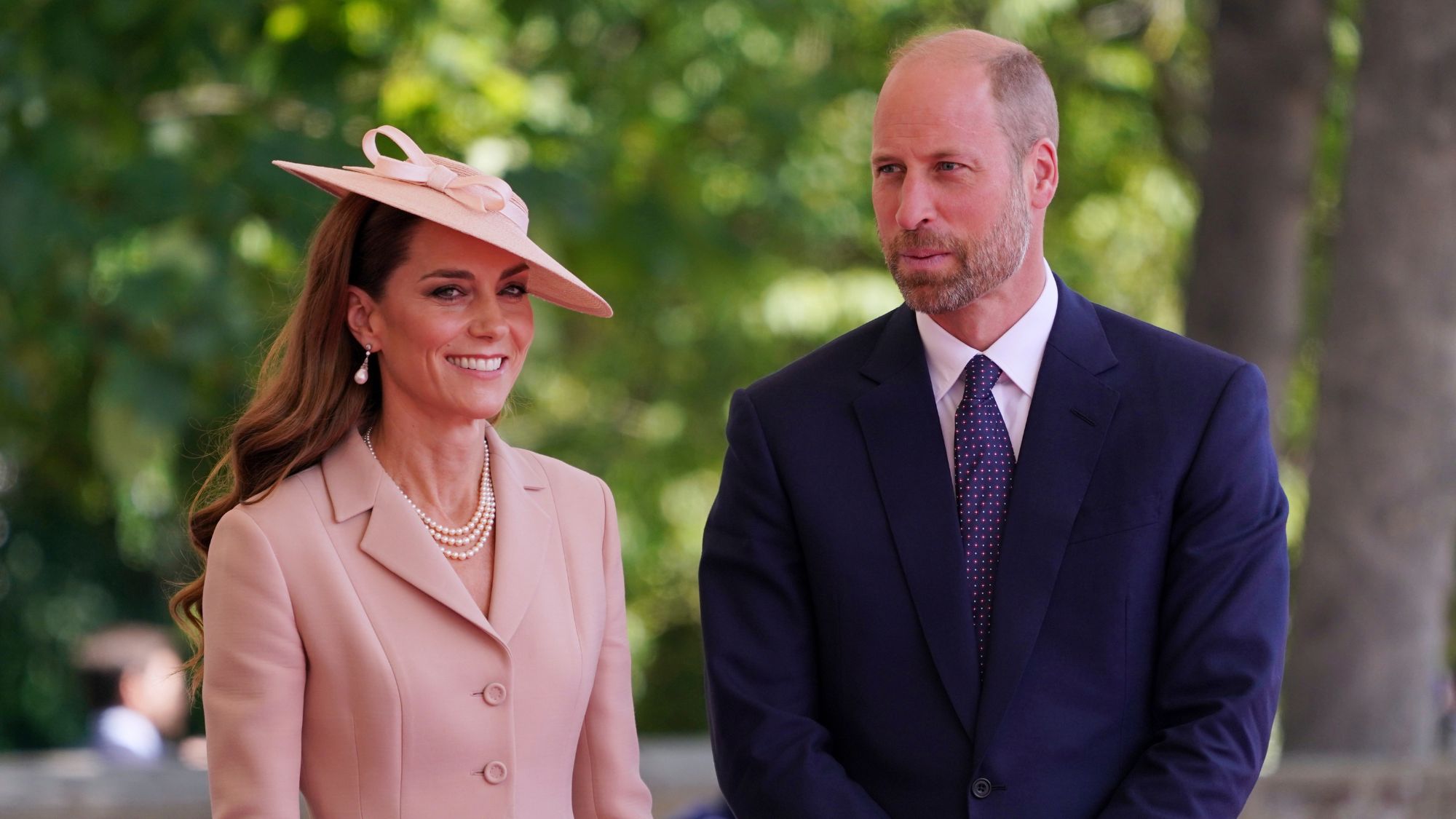 The Prince and Princess of Wales attend a state visit from the President of the French Republic