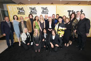 Full cast and creators of That '90s Show for red carpet premiere