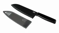 Kuhn Rikon Colori Titanium Chef's Knife on white background