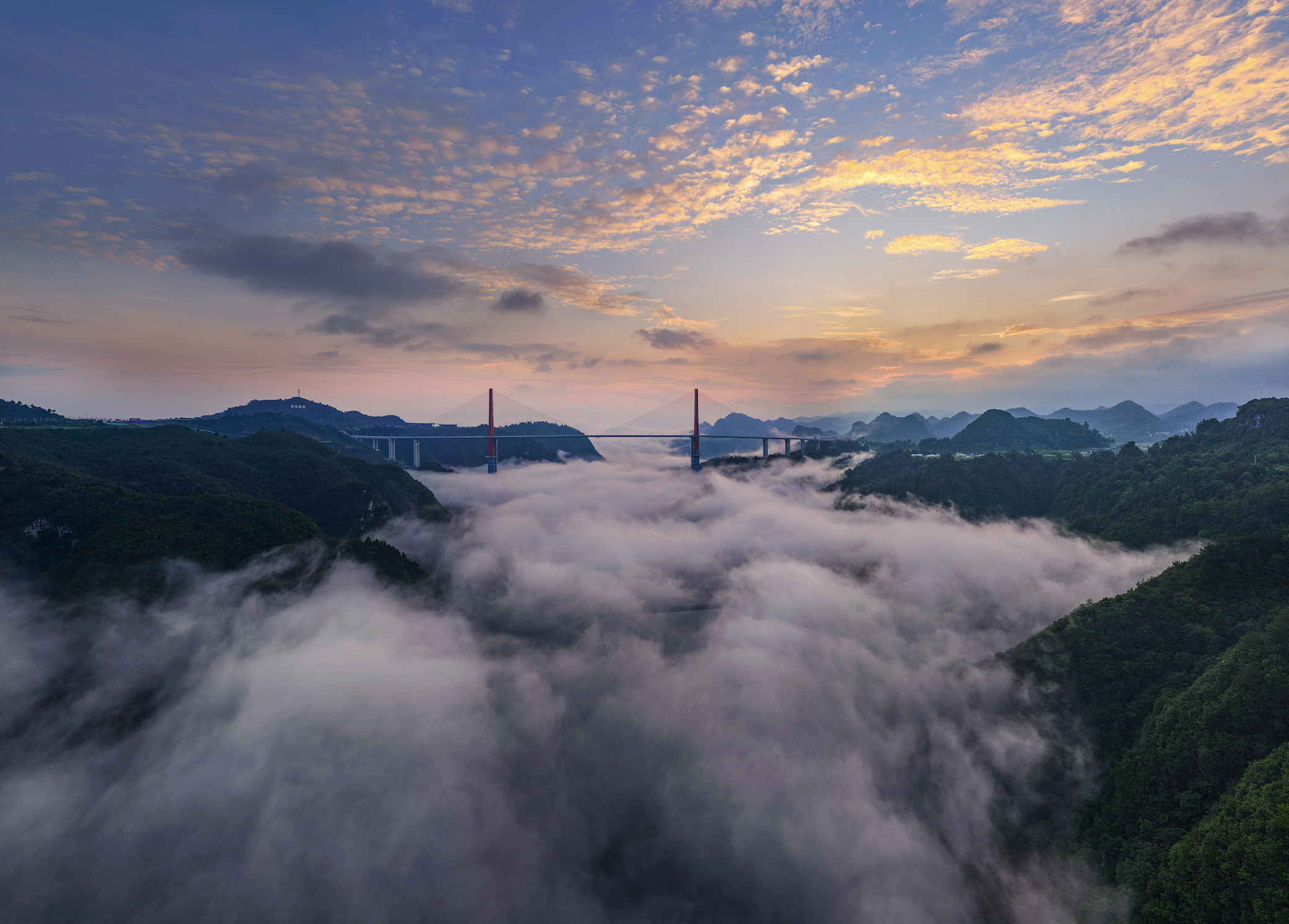 Cloudy landscape