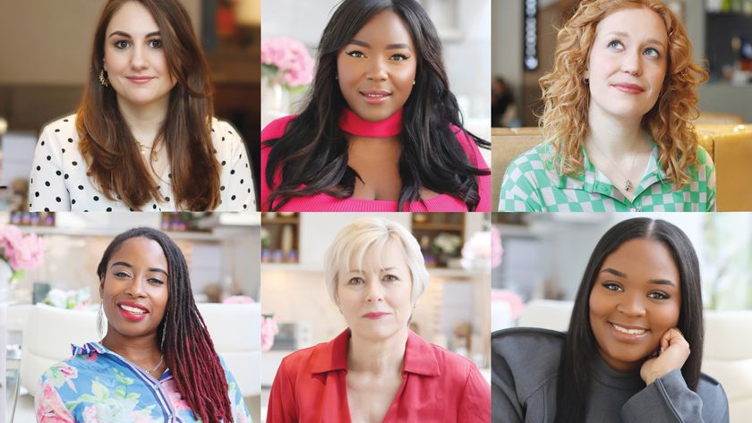 Six headshot photos of clients by Ariane Sherine