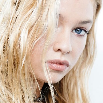 blonde hair woman