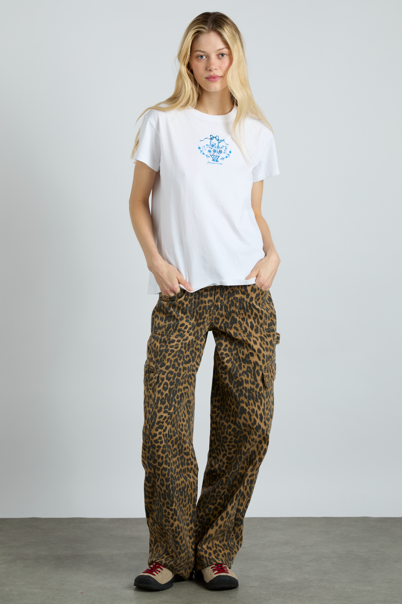 Cargo Jeans - Leopard