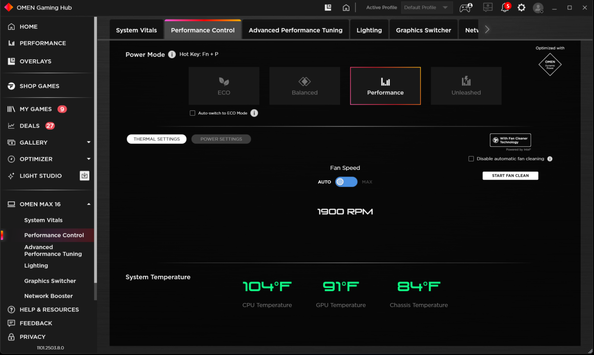 HP Omen Max 16