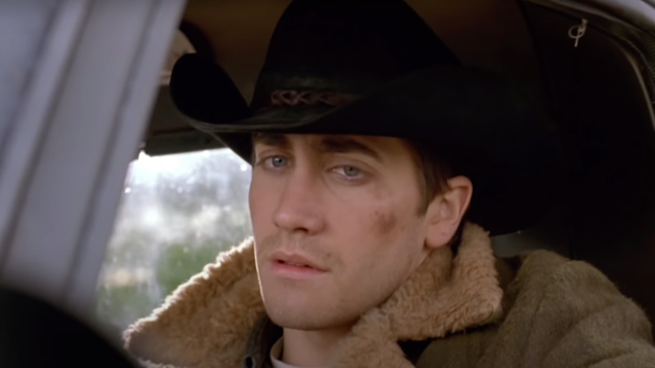 Capture d'écran de Jake Gyllenhaal dans le rôle de Jack Twist dans Brokeback Mountain