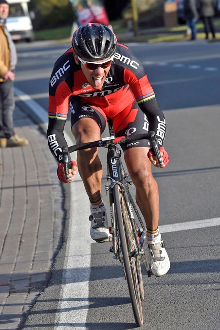 Philippe Gilbert (BMC Racing Team) with a late attack in Kuurne-Brussel-Kuurne