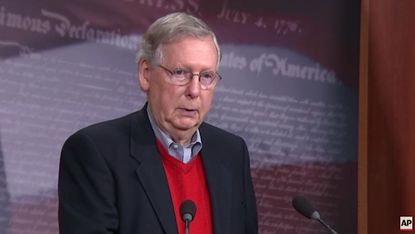 Mitch McConnell backs congressional investigation into Russian hacking