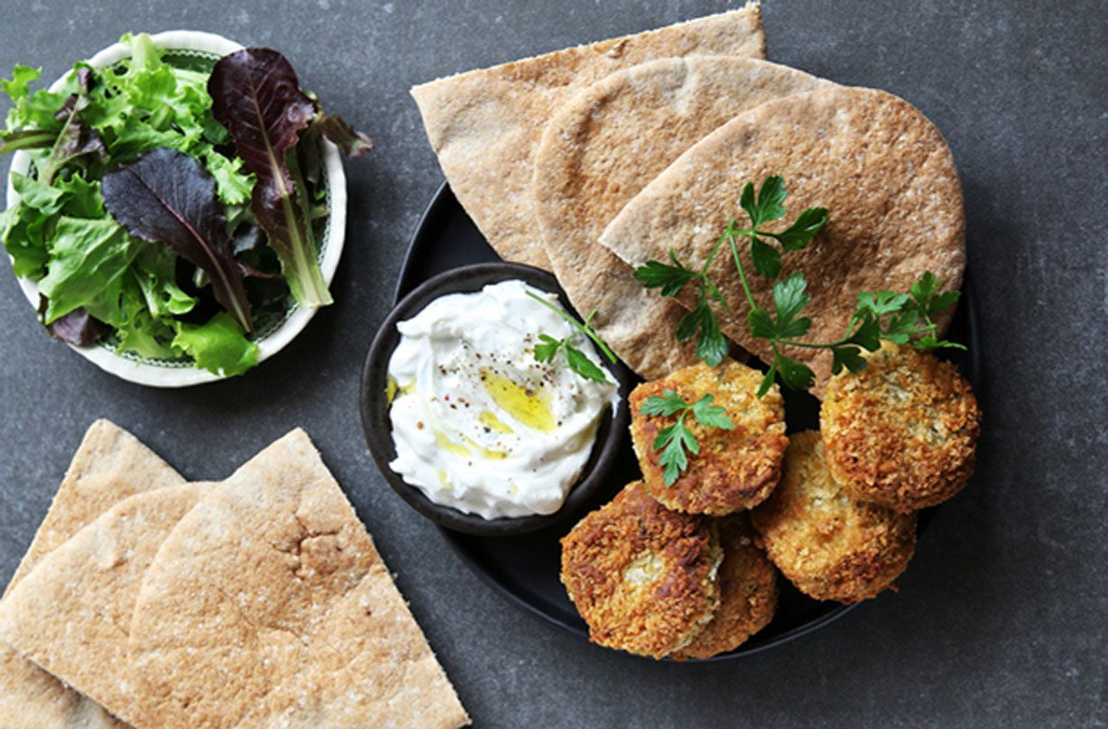 Homemade falafel