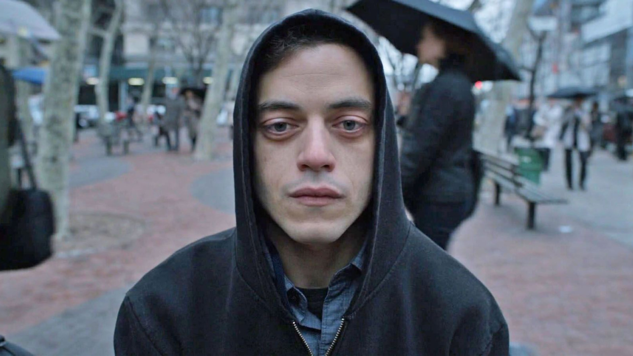 Rami Malek in Mister Robot.