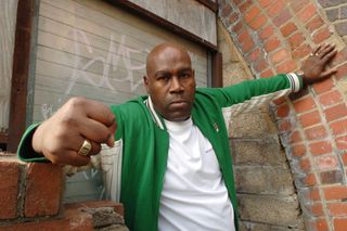 British football hooligan, leader of West Ham United's Inter City Firm and author Cass Pennant poses for a portrait on June 11 2008 near his home in Penge in South East London, England.