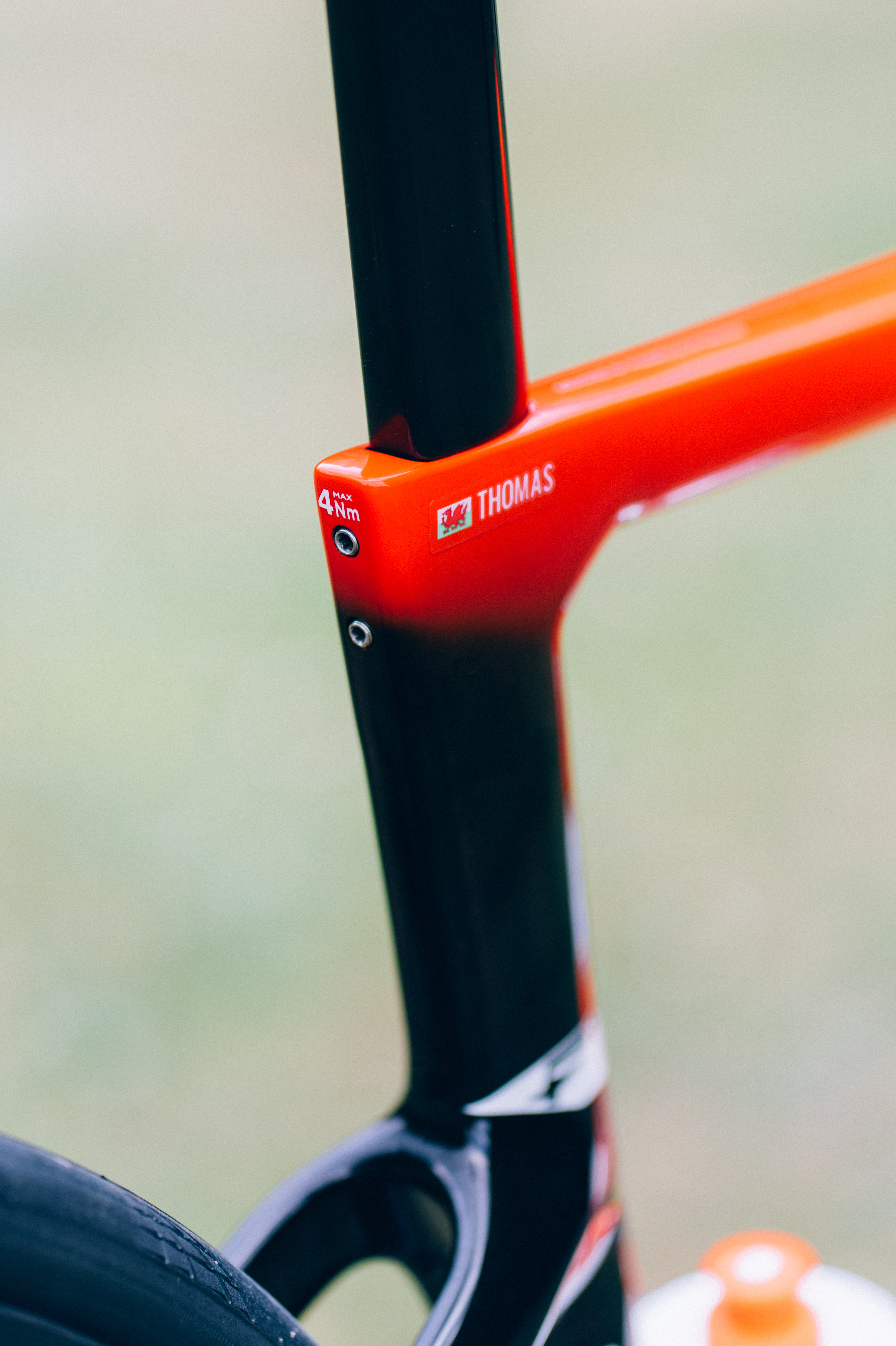Geraint Thomas' Tour de France race bike