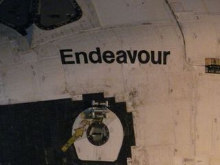 Closeup of Endeavour Near Manchester and La Tijera Blvd.