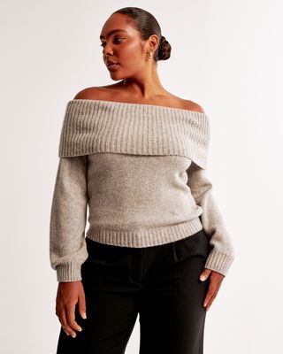 Off-The-Shoulder Sweater