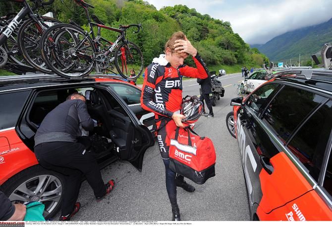 Tejay van Garderen (BMC) heads home during stage 3