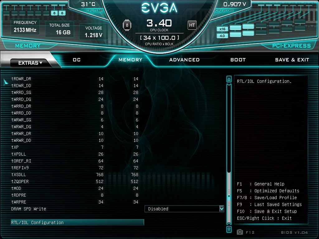 EVGA Z590 Dark - BIOS