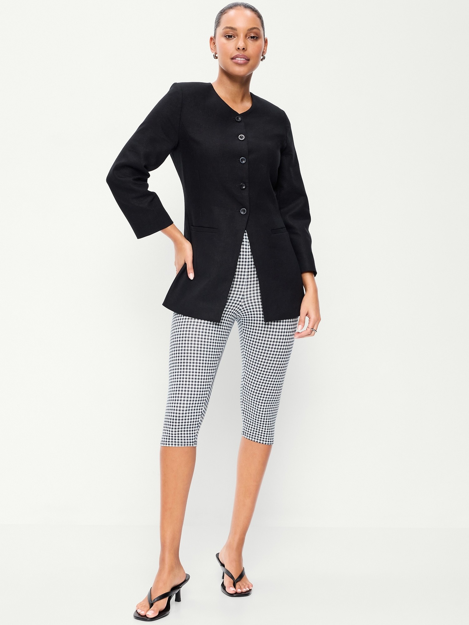 Old Navy High-Waisted Fashion Layering Capri Leggings