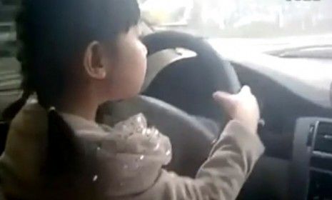 Toddler driving