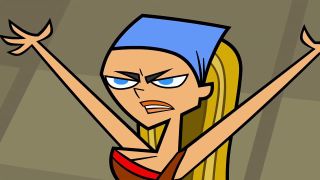 Lindsey cursing out Heather in Total Drama Island.