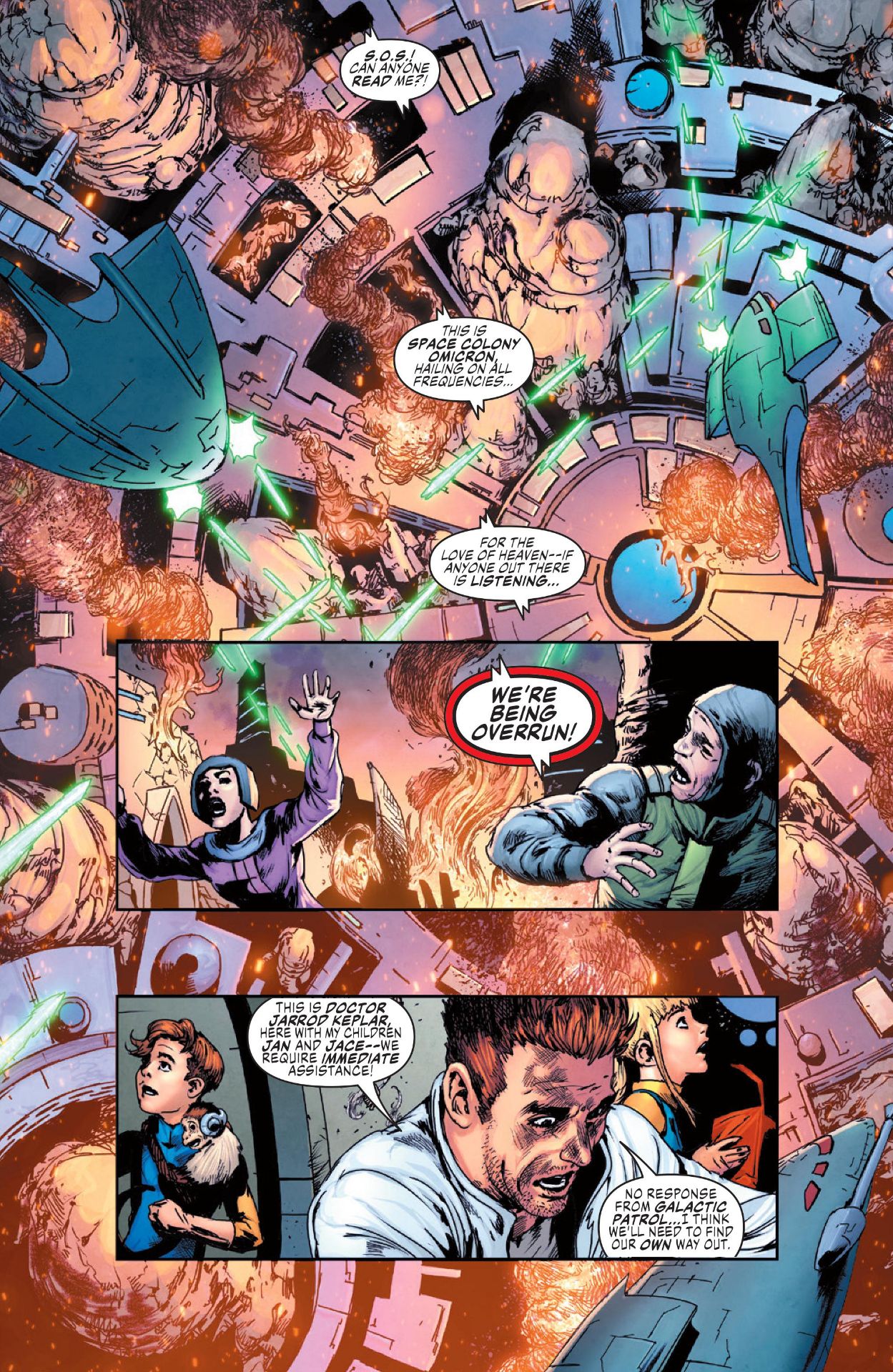 Space Ghost #1 interior art