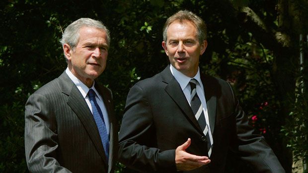 George W. Bush and Tony Blair in 2006