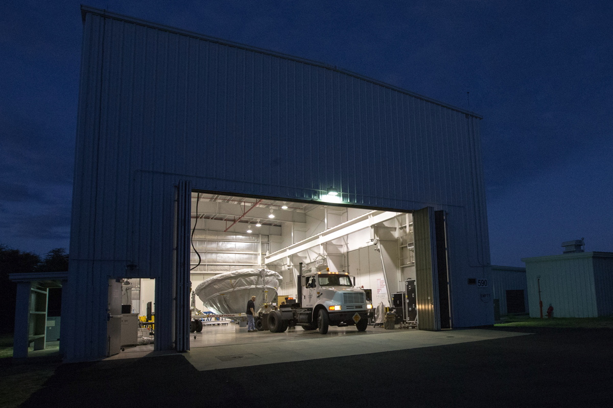 Low-Density Supersonic Decelerator Rolls Out
