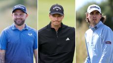 (L to R) Andy Sullivan, Rasmus Hojgaard and Jacob Skov Olesen