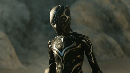 Shuri suited up in the Black Panther 2 final battle.